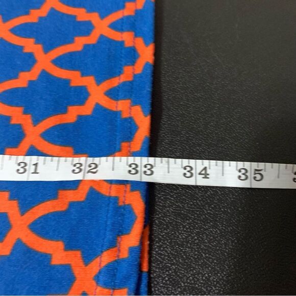 SIMPLY SOUTHERN Short Sleeve Geometric Print Dress with Lace Detail Small #700 - Picture 10 of 10